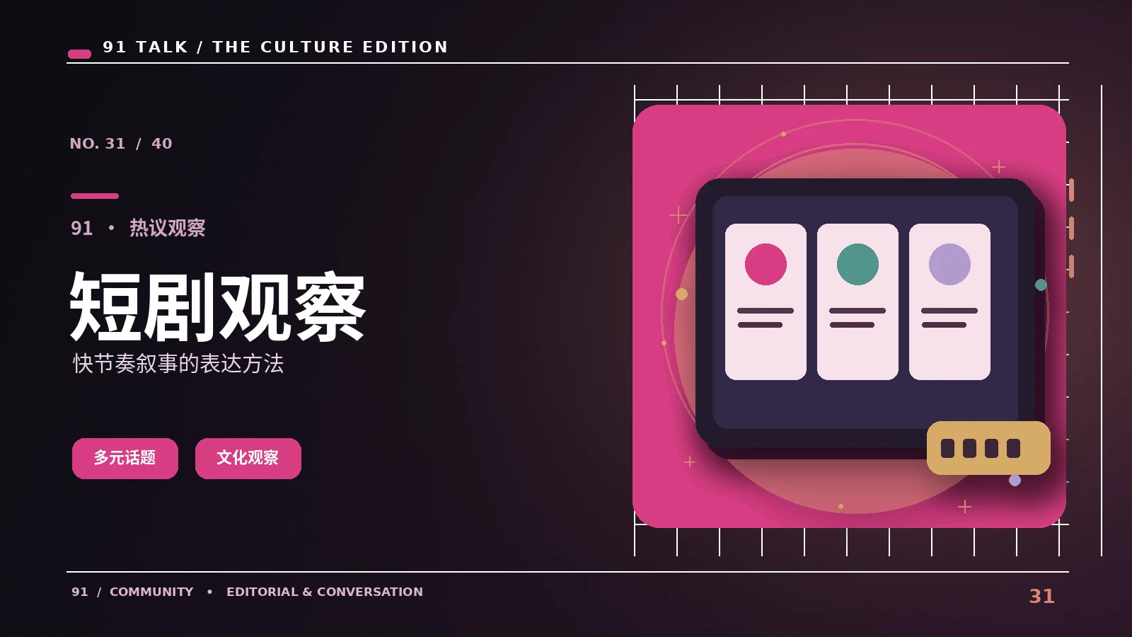 竖屏漫剧|讨论竖屏构图的视线引导:画面与文本阅读笔记